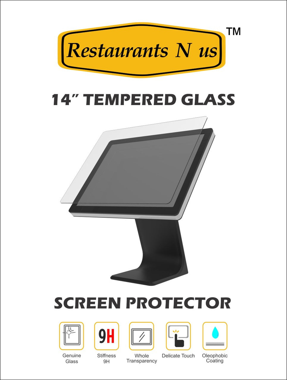 Clover Station 2.0 Tempered Glass 14" Screen Protector
