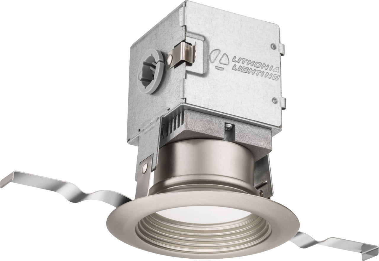 Lithonia OneUp 3-inch Nickel Round Direct-Wire LED Downlight