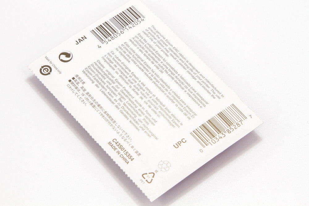 Genuine Epson ERC-09B Black Ribbon for M-160/180/190 Dot Matrix printer