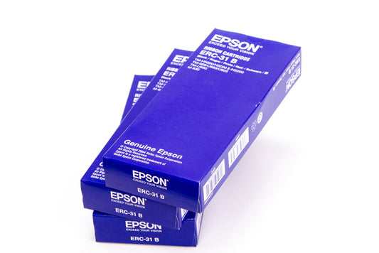 Genuine Epson ERC-31B Black Dot-Matrix Printer Ribbon TM-5000II/5200/U950/U925/U590 M-930