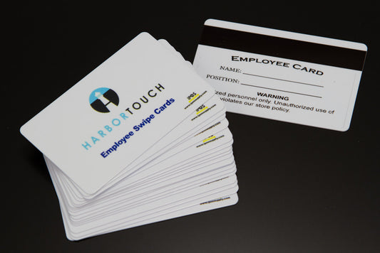Harbor Touch POS - Magnetic Swipe Employee ID Cards (10 Pack) - NEW