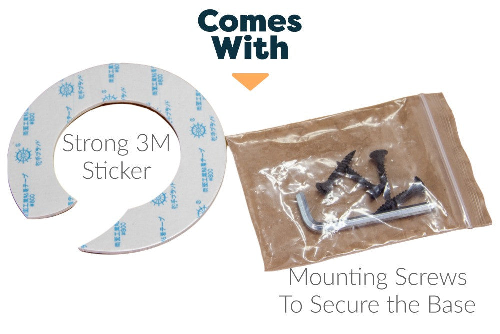 Pax S300 & SP30 Terminal Stand, Swivel and Tilt, Screw-in and Adhesive