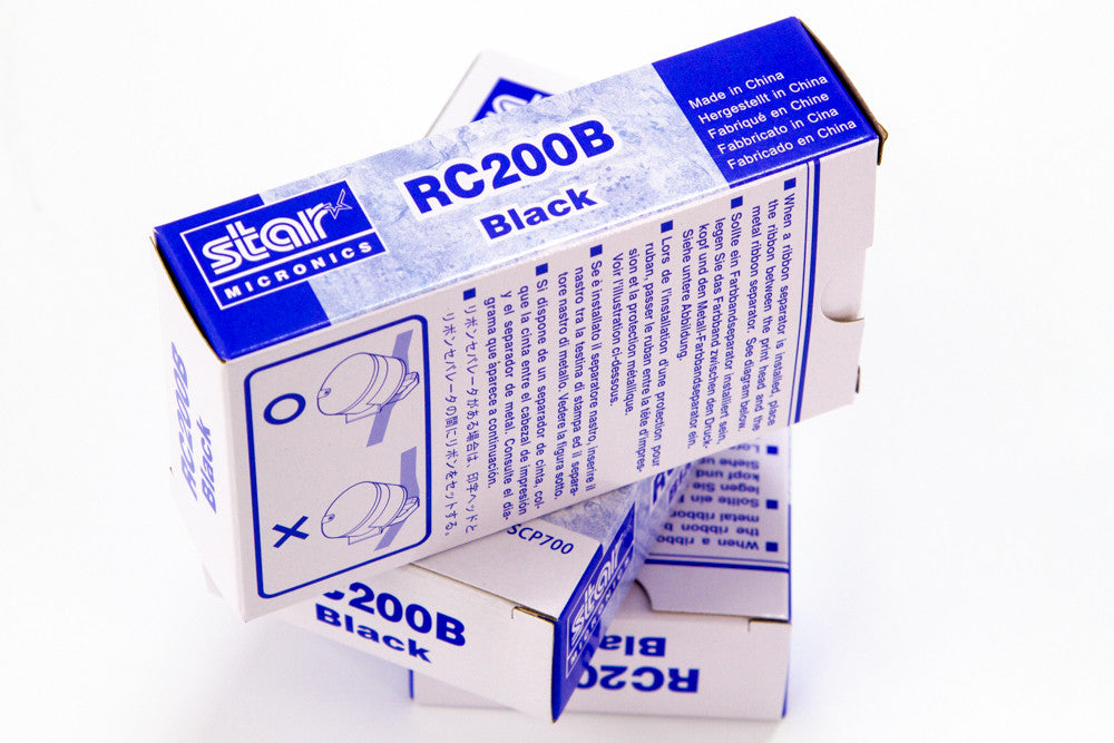 Star Micronics RC200B Ribbon Cartridge - Black OEM