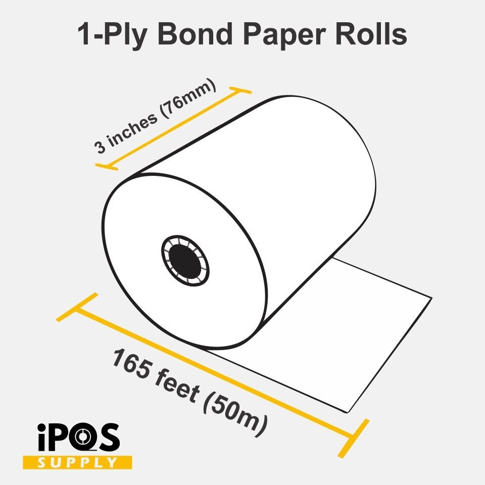 Thermal Rolls, Bond Paper Rolls, & Genuine Epson ERC-38 Black & Red Ink Bundle