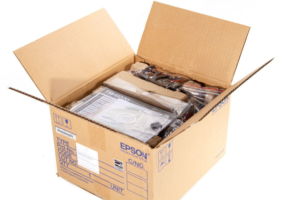 TM-U220B Dark Gray Ethernet Auto Cutter Impact Printers (Dot-Matrix)