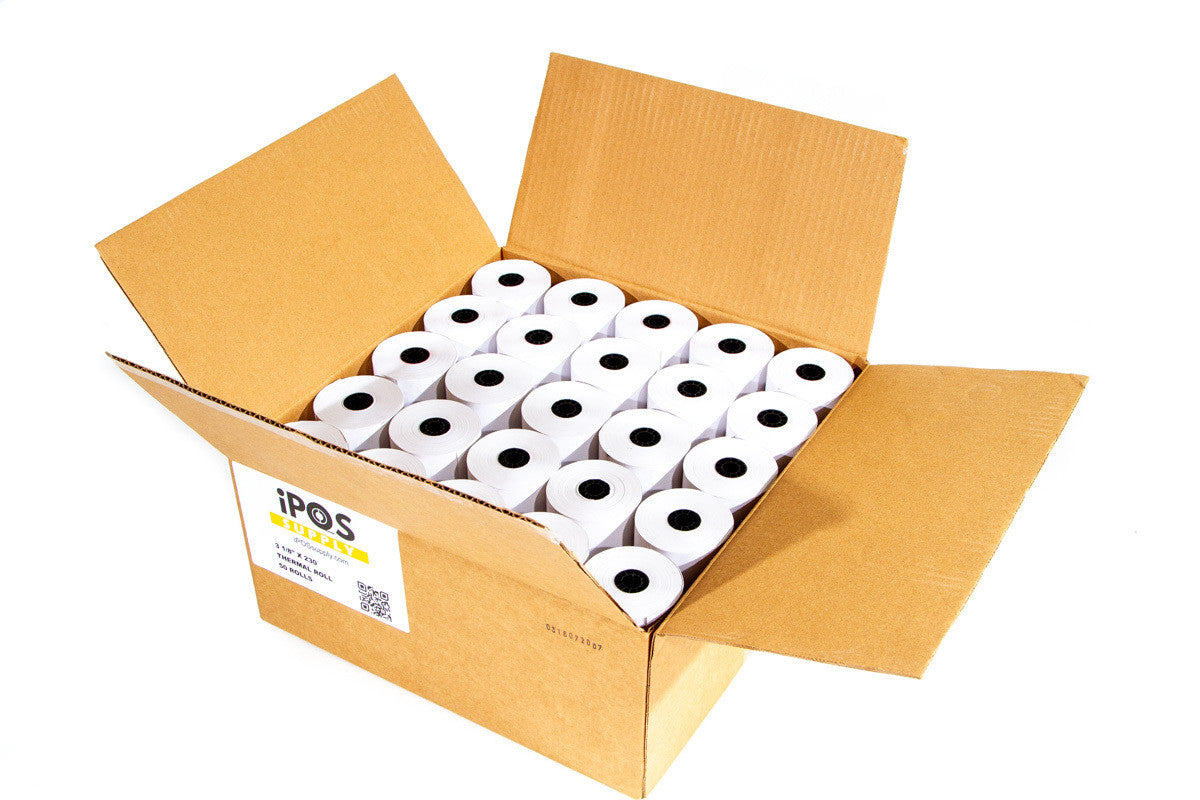 Two Case Bundle One Thermal & 2Ply Carbonless Paper (50 Rolls Per Case)