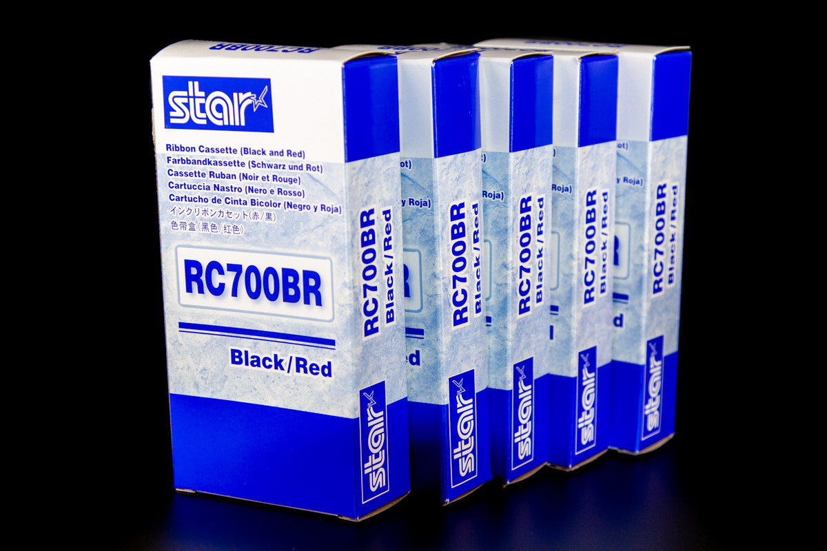 Star Micronics RC700BR Thermal Transfer Printer Ribbon - Box of 10