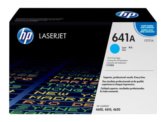 HP 641A C9721A Cyan Original LaserJet Toner Cartridge