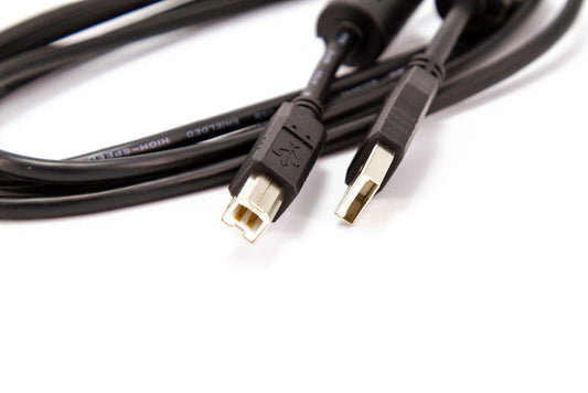 USB 2.0 Printer Cable - A-Male to B-Male Cord - 6 Feet (1.8 Meters), Black