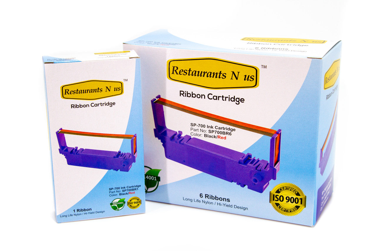 Star Micronics RC700BR Thermal Transfer Printer Ribbon 6 PACK NEW Compatible Ink