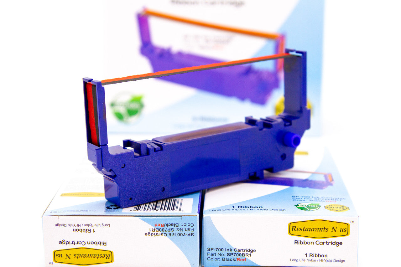 Star Micronics RC700BR Thermal Transfer Printer Ribbon 6 PACK NEW Compatible Ink