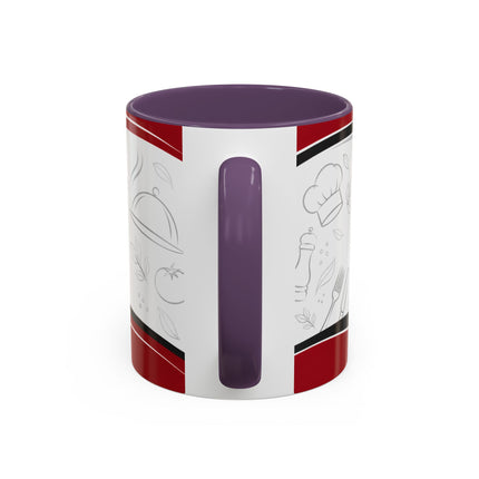 Restaurant Logo Accent Coffee Mug — Customizable 11/15oz Branded Cafe Mug