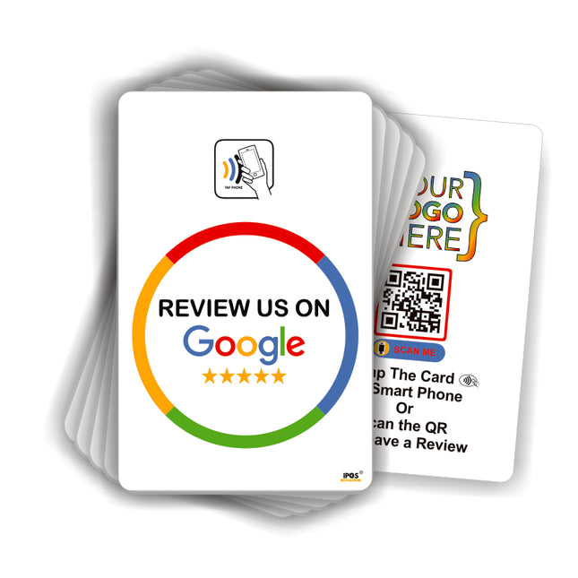 Google Review NFC Tap Card Design 1 detail