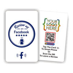 Facebook Feedback NFC Tap Card Design 1 front
