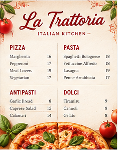Italian / Pizzeria