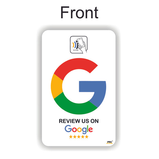 Google Review NFC Tap Card Design 2 front