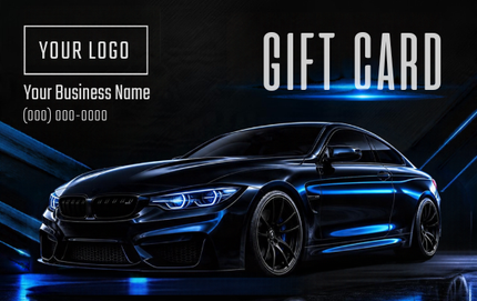 Premium Auto Detail RHGC-AUT-101 gift card artwork