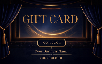 Movie Night RHGC-ENT-104 gift card artwork