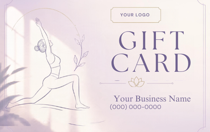 Yoga Balance RHGC-FIT-102 gift card design