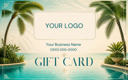 Resort Escape RHGC-HOT-102 plastic gift card design