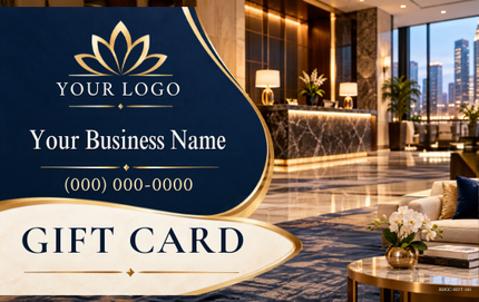 Urban Luxury Stay RHGC-HOT-105 plastic gift card design