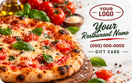 Neapolitan Pizza RHGC-PIZ-101 custom plastic gift card design