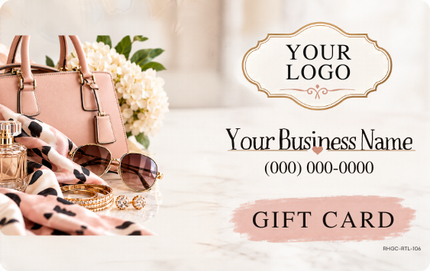 Fashion Boutique Chic RHGC-RTL-106 personalized plastic gift card