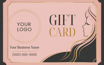 Luxury Salon RHGC-SPA-102 personalized plastic gift card