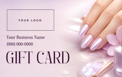 Nail Studio Chic RHGC-SPA-104 personalized plastic gift card