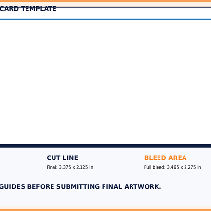 RH Now gift card magnetic stripe artwork template