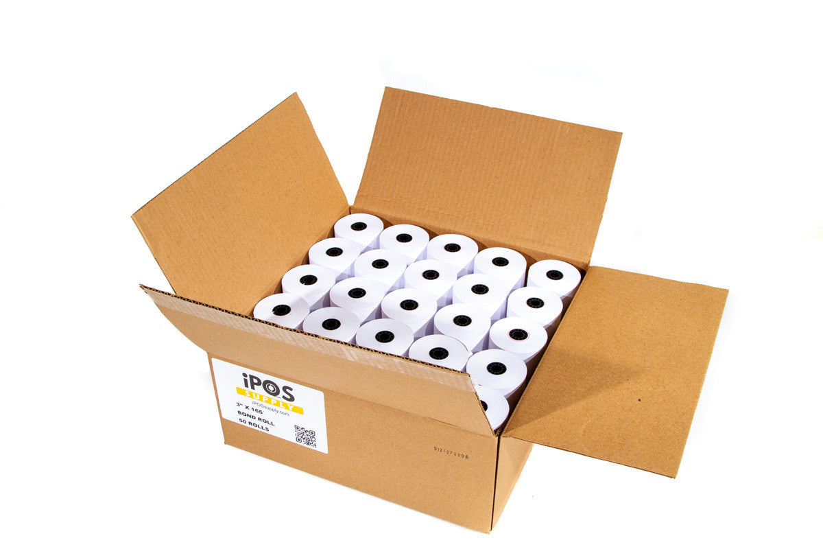 Two Case Bundle One Thermal & One Bond Paper (50 Rolls Per Case)