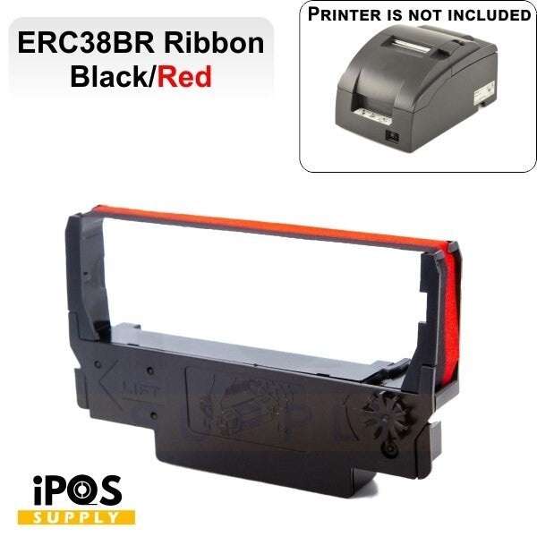 ERC-30/34/38 RED/BLACK (Box Of 60) Cartridge Ribbon