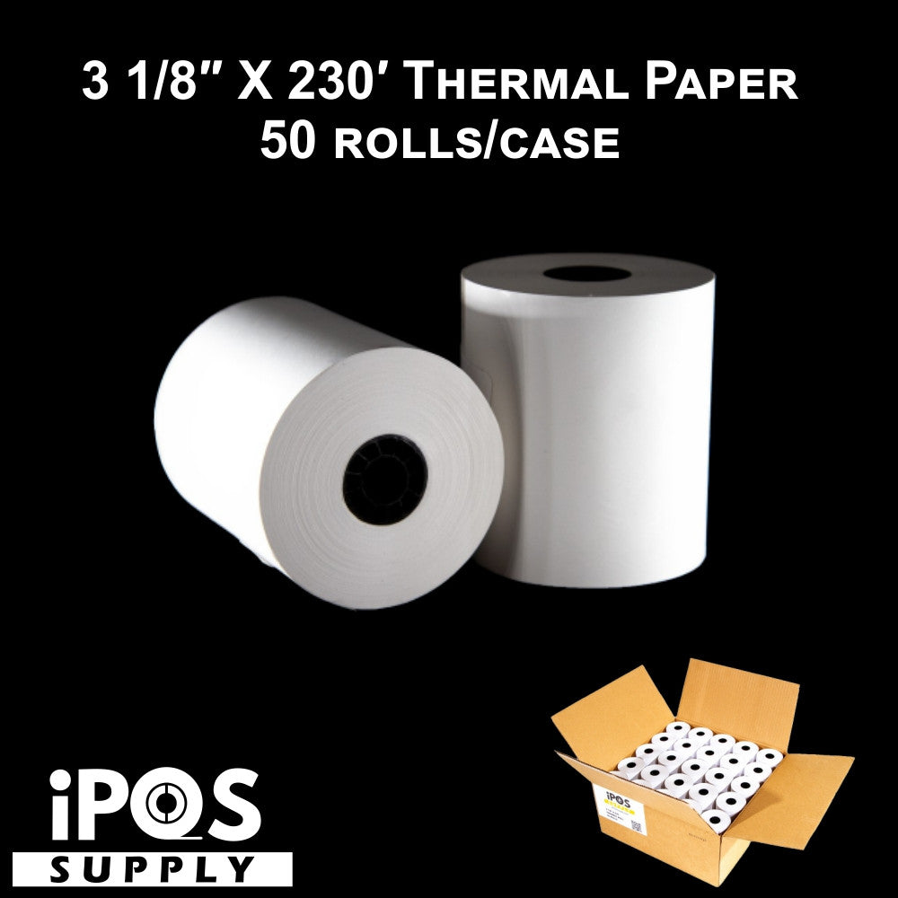Thermal Rolls, Bond Paper Rolls, & Genuine Epson ERC-38 Black & Red Ink Bundle