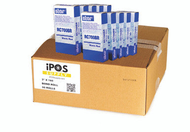 Star SP700 / SP742 Kitchen Bundle — 50 Bond Rolls + 10 Genuine RC700BR Ribbons