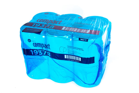 Toilet Tissue Compact White 2-Ply Standard Size Coreless Roll 1500 Sheets