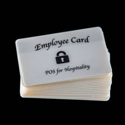 HiCo Track 2 magnetic swipe employee access card for POS systems