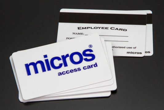 Micros POS - Magnetic Swipe Employee ID Cards (10 Pack) - NEW