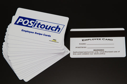 POS iTouch POS - Magnetic Swipe Employee ID Cards (10 Pack) - NEW