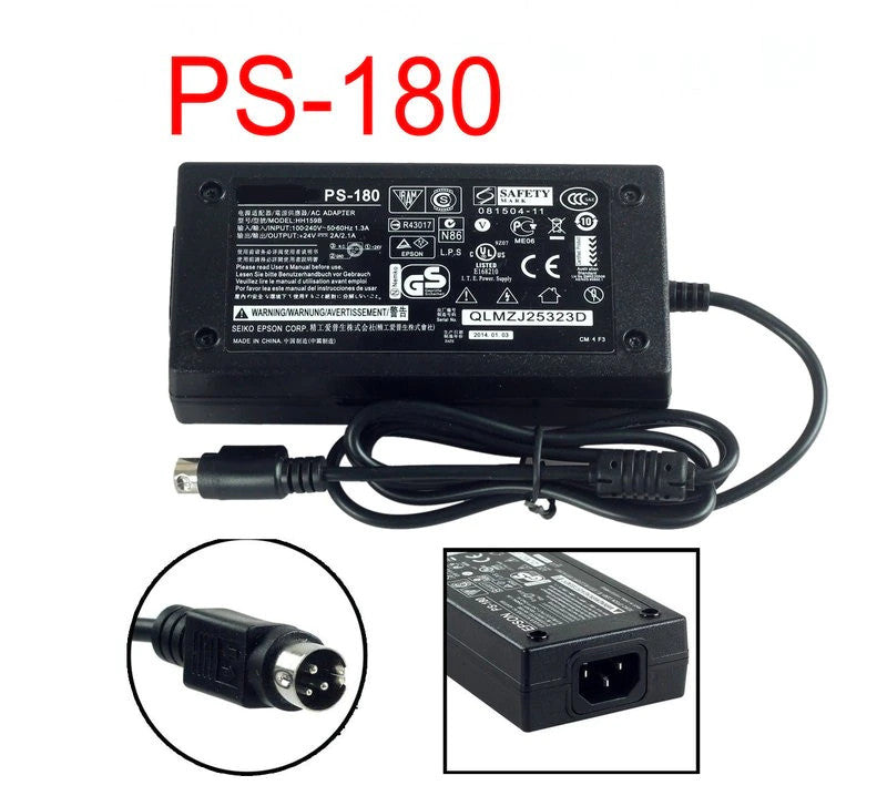 Epson POS Receipt Printer M235B M159D Power Supply ac Adapter Cord Cable Charger