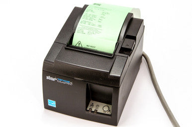 Star Micronics TSP143IIILAN Ethernet Thermal Receipt Printer with Auto-cutter and Internal Power Supply - Gray
