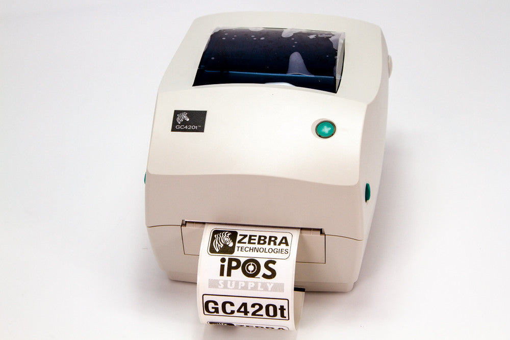 Zebra GC420t Desktop Thermal Printer, USB, Serial, Parallel - OPEN BOX