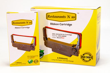 ERC38 RED/BLACK Ink Ribbons For Epson TM-U220 Printers