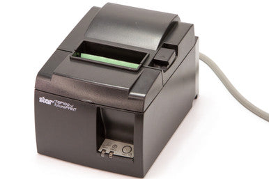 Star Micronics TSP100 Ethernet Interface Thermal Receipt Printer, Black, 143LAN W/Power Cord